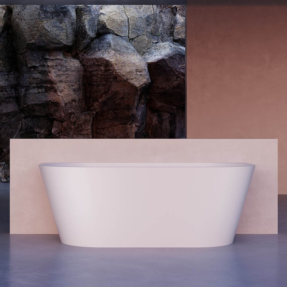 Cadă de perete Algarve, 170x700x600, alb lucios, cod 4033