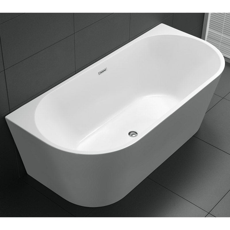 Cada freestanding, Florida, Beatrice 170 x 80 x 58 cm, cu instalatie completa, finisaj alb