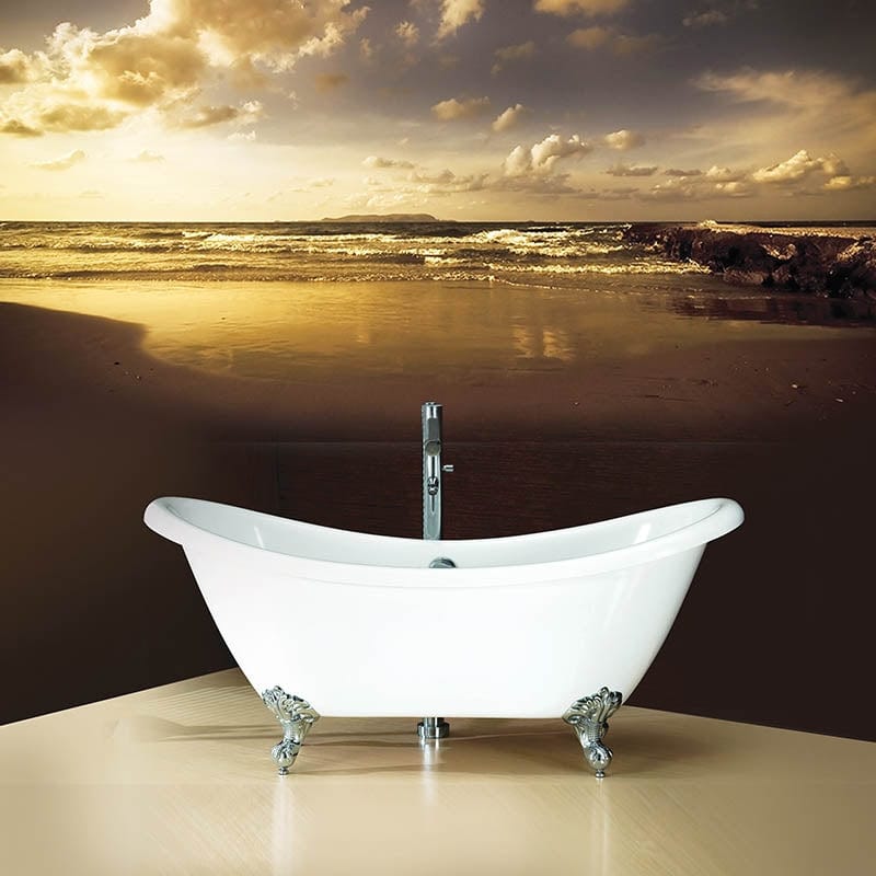 Cada freestanding retro, Garda, Florida, cu instalatie completa, 170x72x78.5 cm