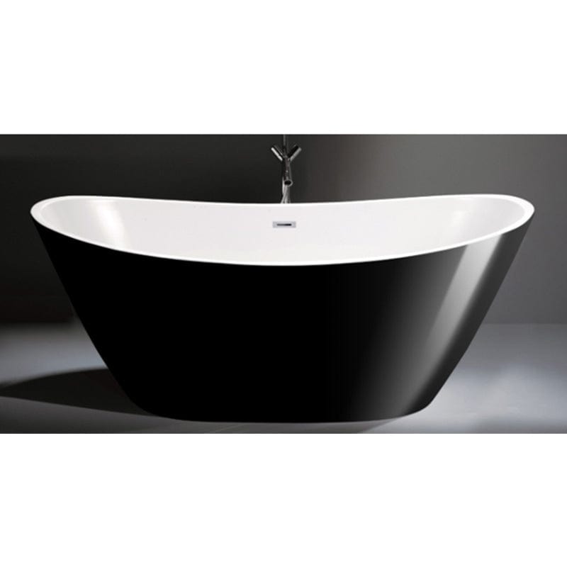 Cada freestanding, Selena Black, Florida, 170 x 80 x 68 cm, negru