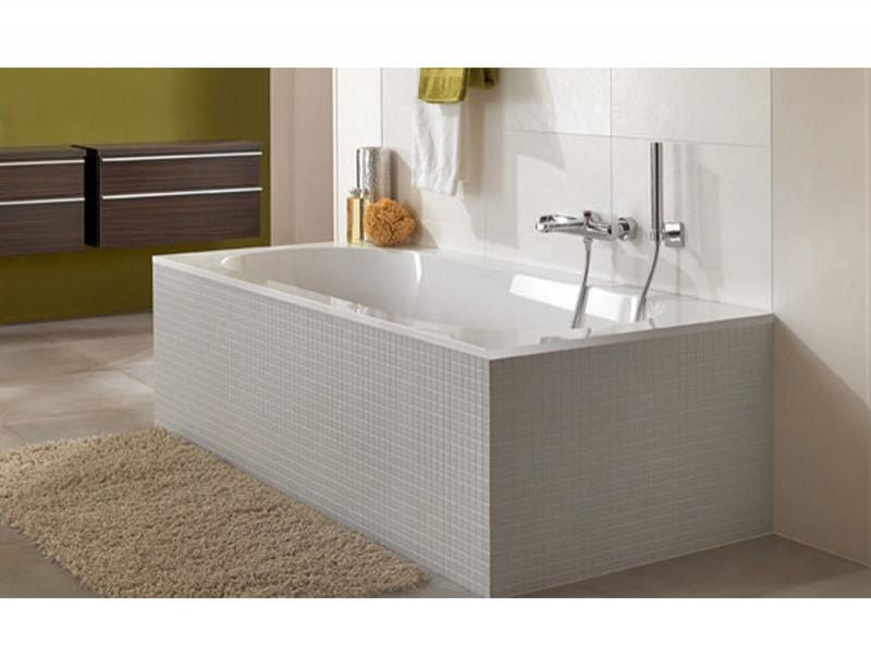 Cadă pentru inzidire Villeroy & Boch, Oberon, dreptunghiulară, 170 cm, alb alpin