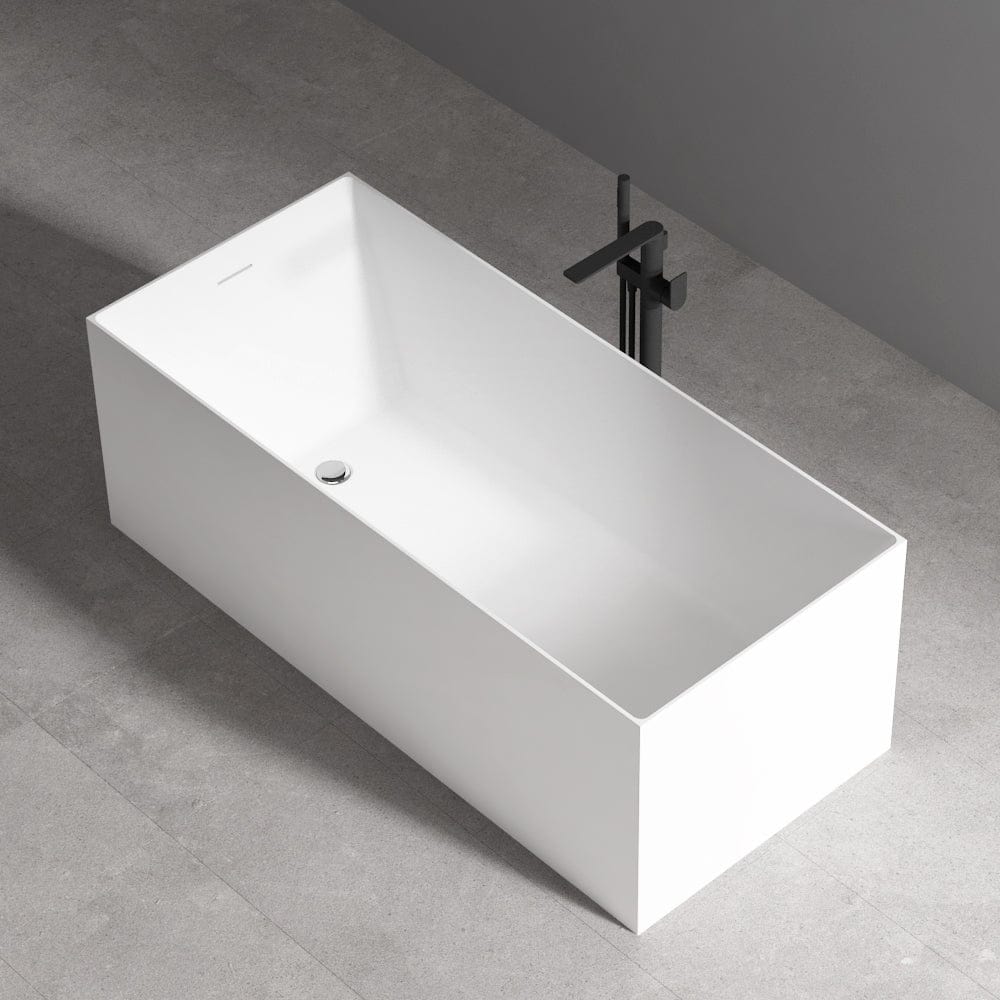 Cadă rectangulară Eclipse, 150x70x60 cm, alb lucios, cod 4003