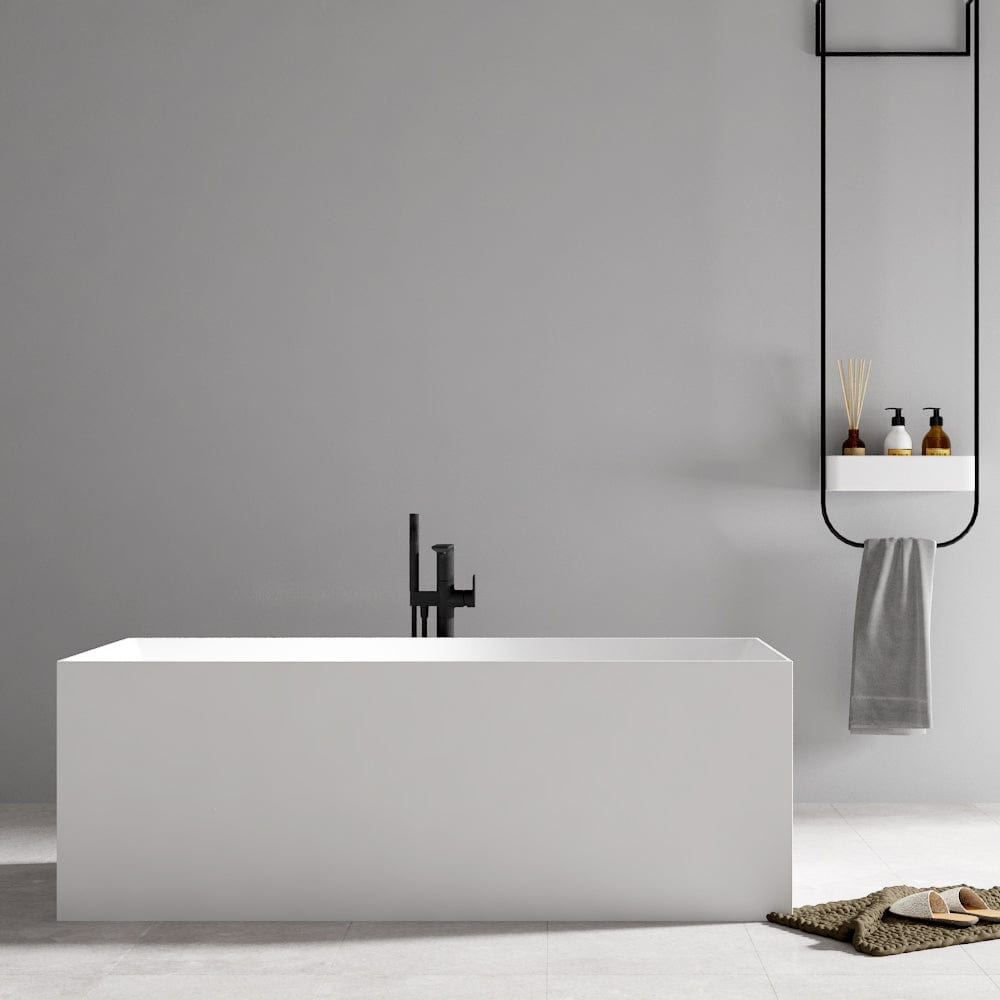 Cadă rectangulară Eclipse, 150x70x60 cm, alb lucios, cod 4003