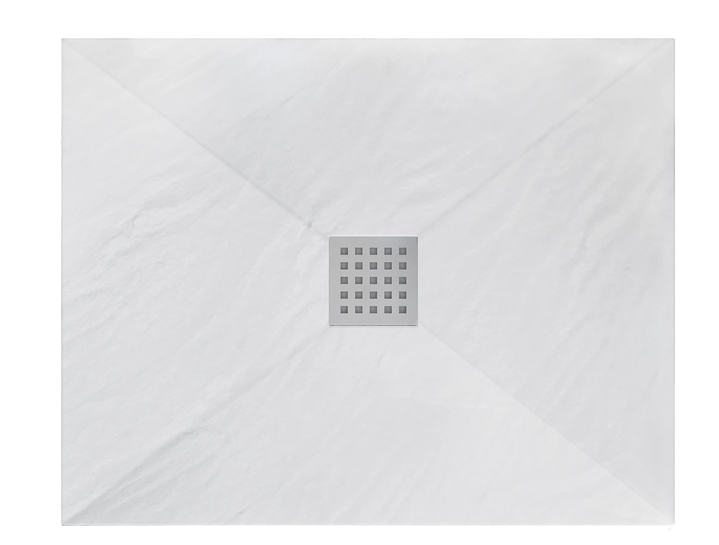 Cădiță de duș Rea Rock, alb, 80x100 cm