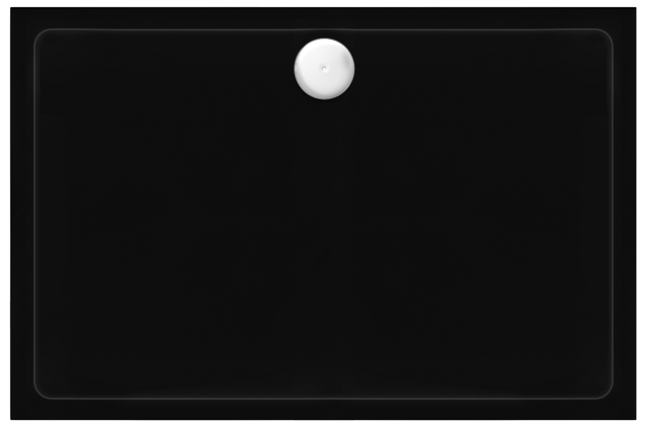 Cădiță de duș Rea Savoy, de podea, negru, 80x100 cm