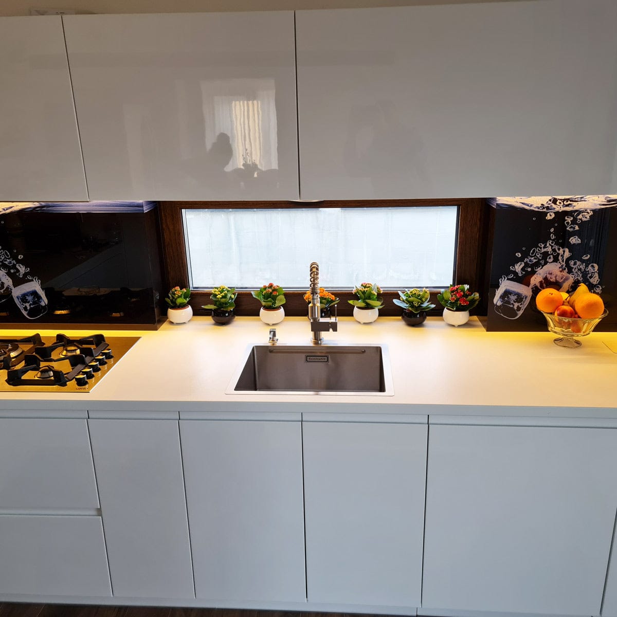 Chiuveta bucatarie inox + Bonus: tocator Versus din ABS reversibil in scurgator vase + accesorii montaj, 550x450x200 mm, cod 6014