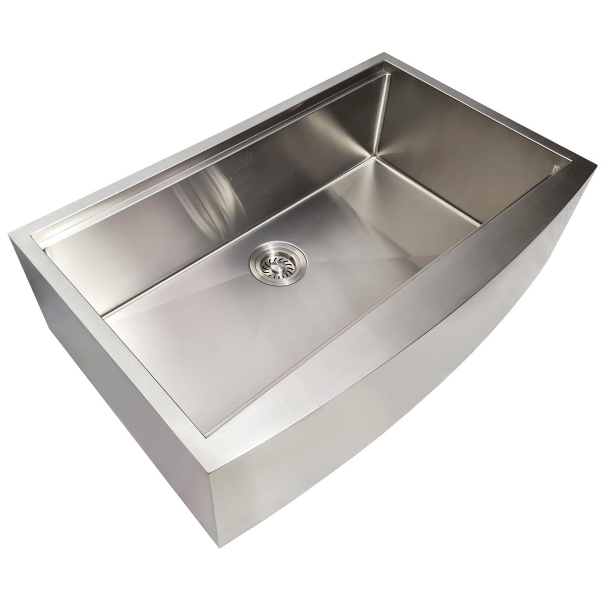 Chiuveta bucatarie inox cu front vizibil CookingAid FARMHOUSE Apron Large Workstation cu scurgator, gratar rulabil inox, dozator sapun, tocator si accesorii montaj, 838*530*254 mm