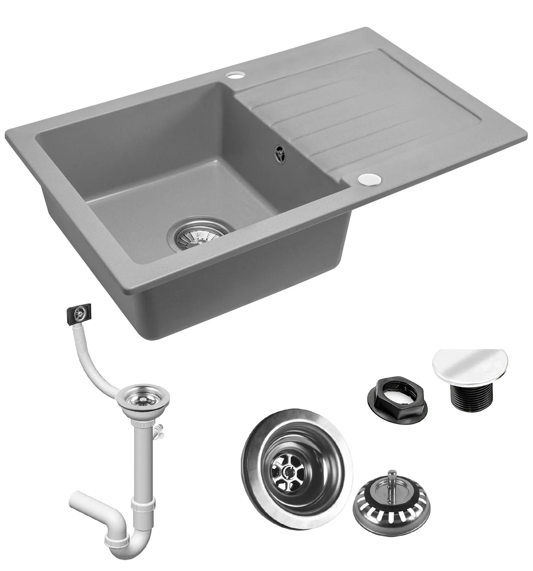 Chiuvetă din granit Rea Dag, gri