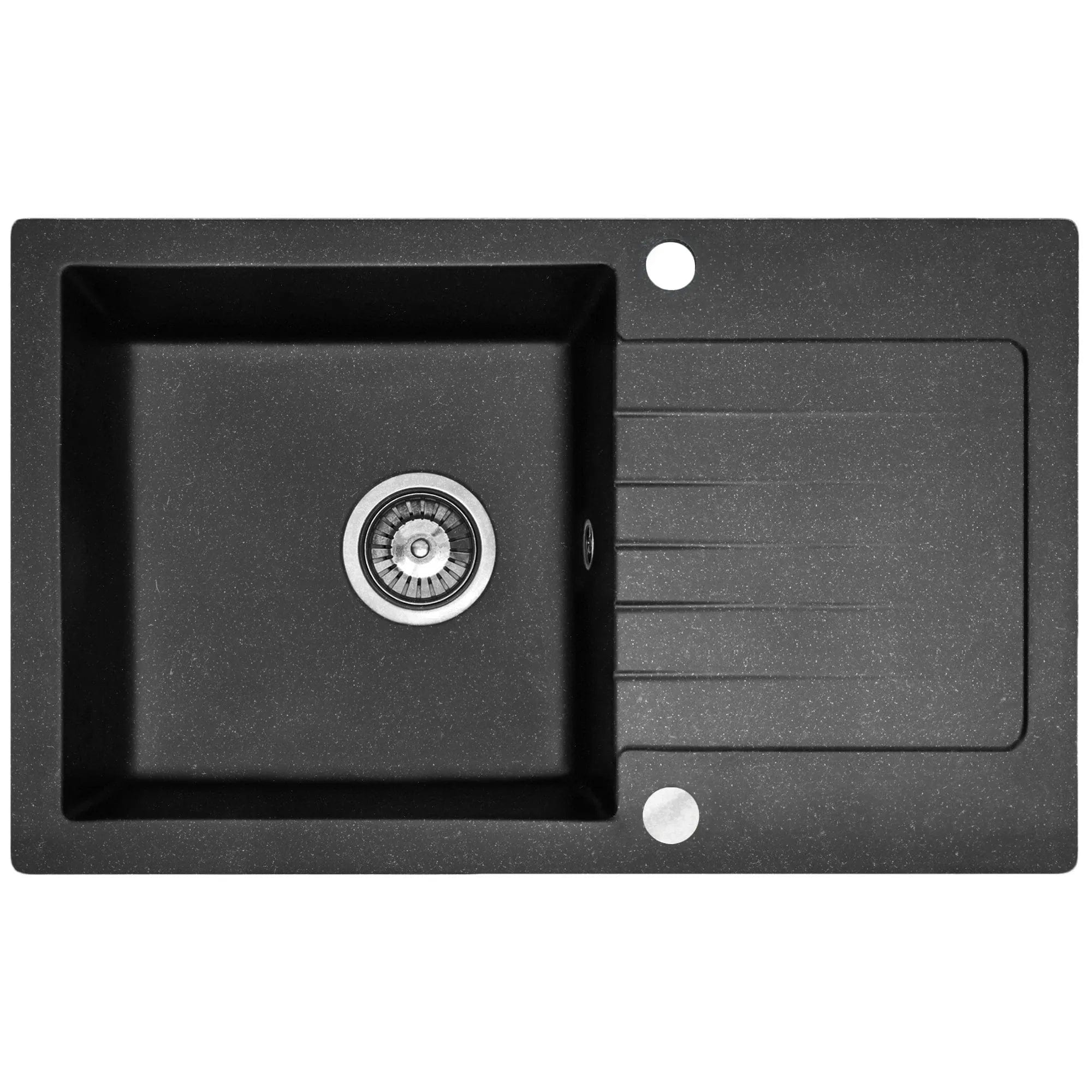 Chiuvetă din granit Rea Dag, negru pestrit