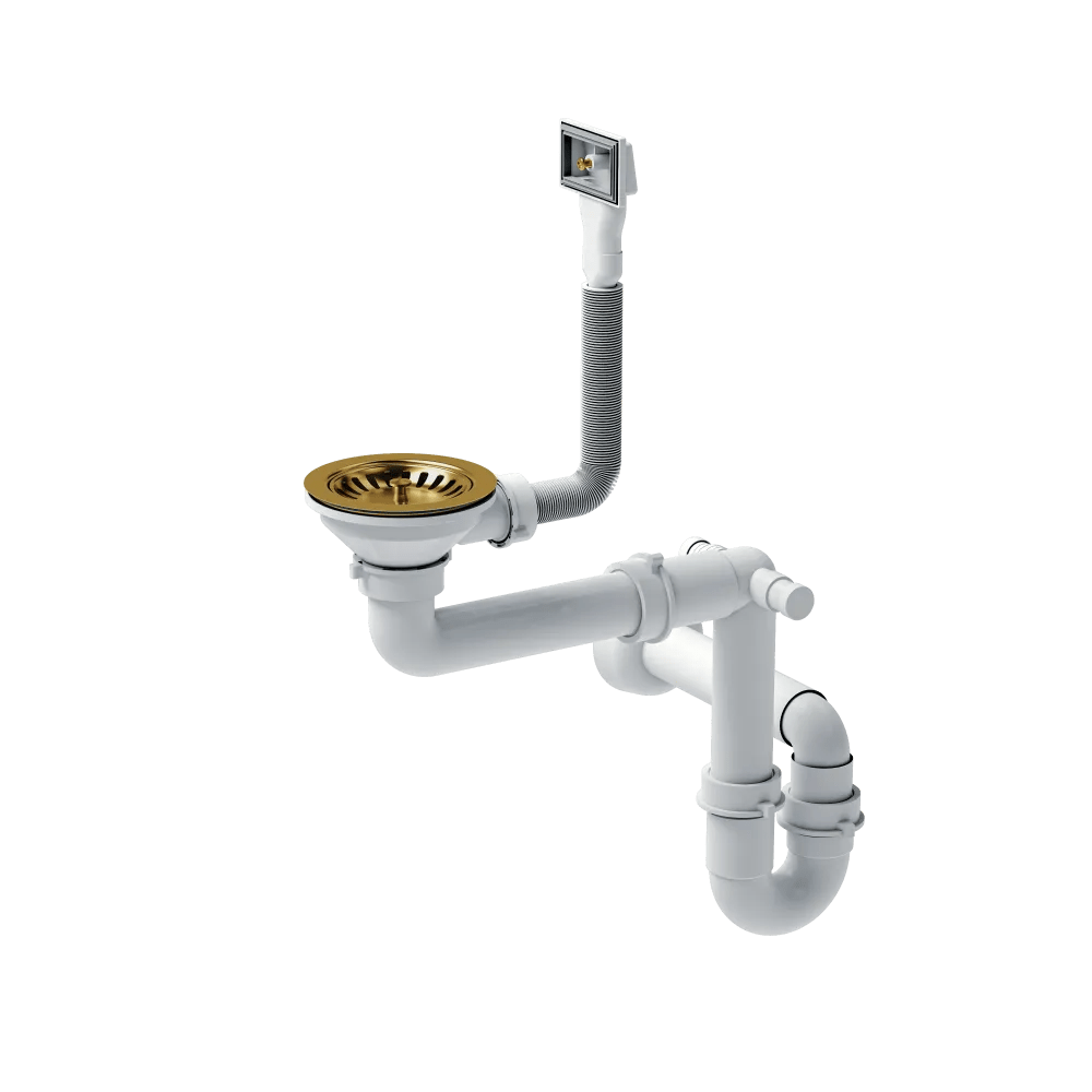 Chiuvetă Inox Quadron Anthony 50, 440x440 mm, auriu