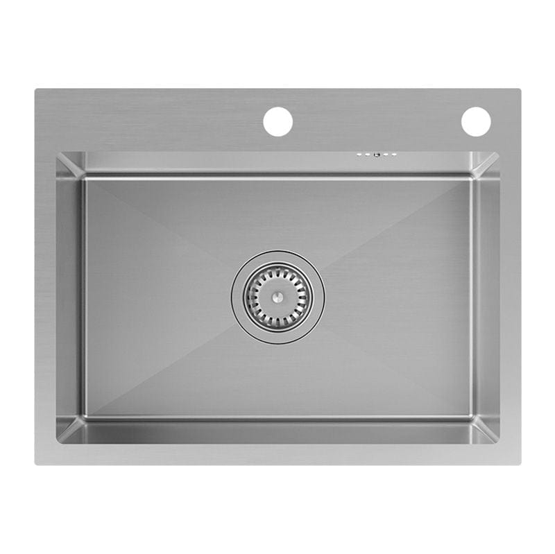 Chiuvetă Inox Quadron Luke 110 Workstation, 580x450 mm, argintiu - Cu baterie