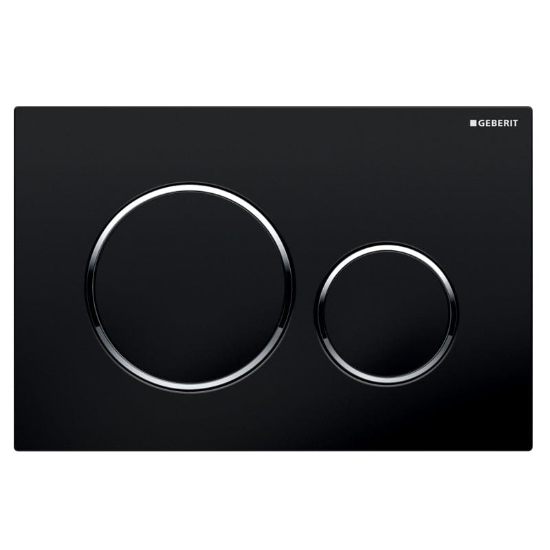 Clapetă cu acționare dublă Geberit, Sigma20, negru