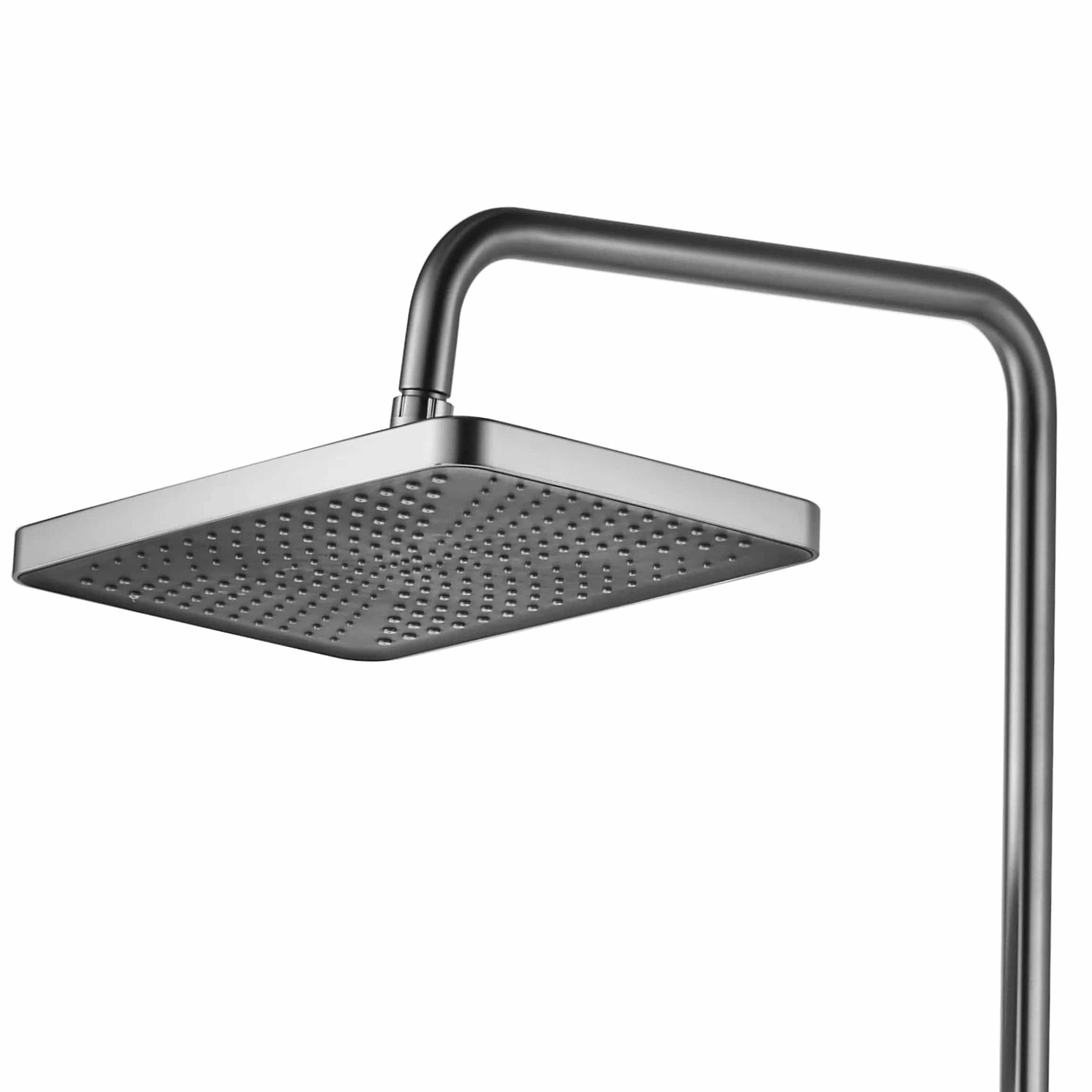 Coloană de duș cu 4 funcții de curgere Rea Helix, argintiu mat