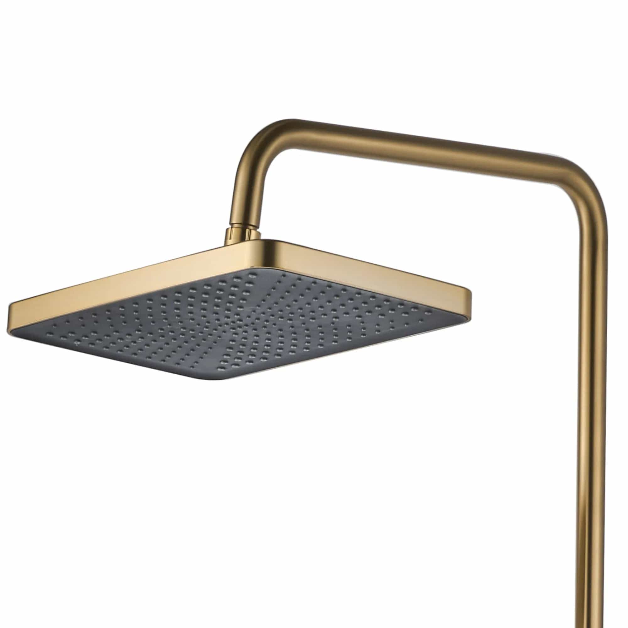 Coloană de duș cu 4 funcții de curgere Rea Helix, auriu mat