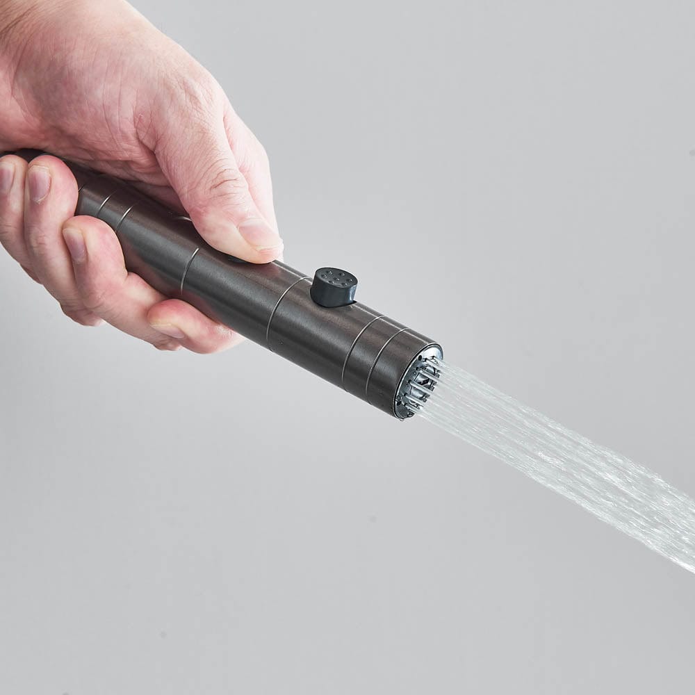 Coloană de duș cu afișaj digital și multiple funcții de curgere, gri, cu efect de ploaie, cod 1179