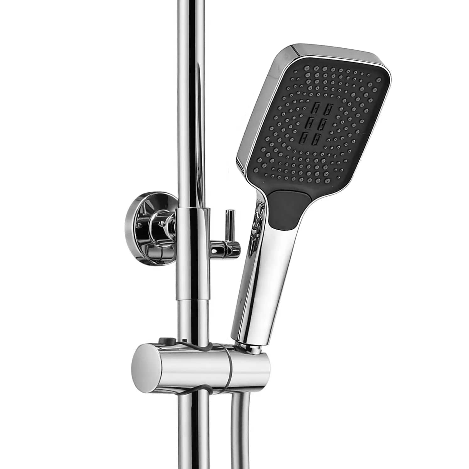 Coloană de duș cu termostat Rea Rob, argintiu