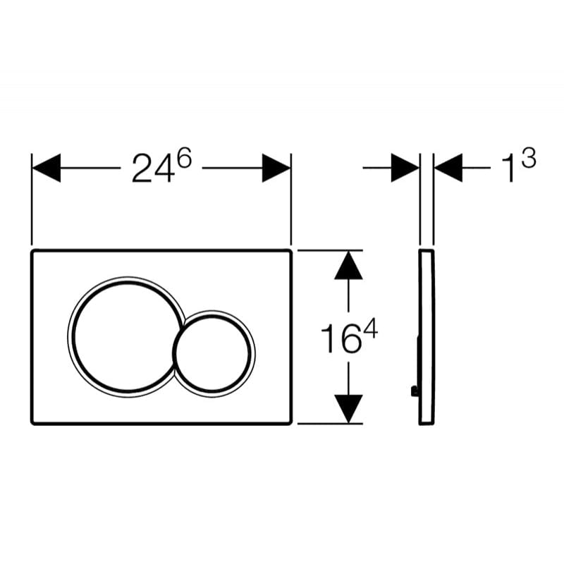 Coloană de duș cu termostat Rea Rob, auriu