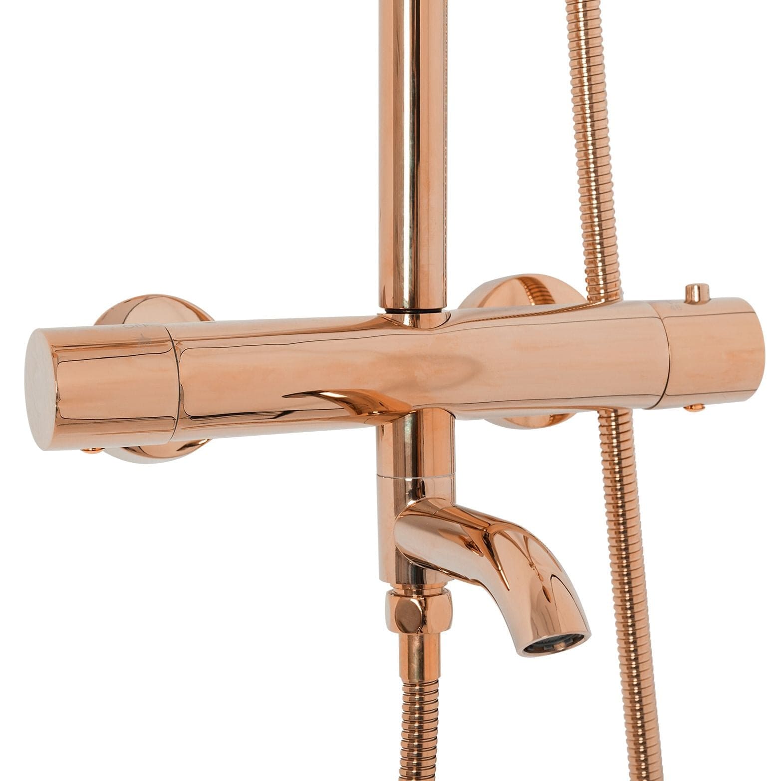 Coloana de dus cu termostat Rea Lungo rose