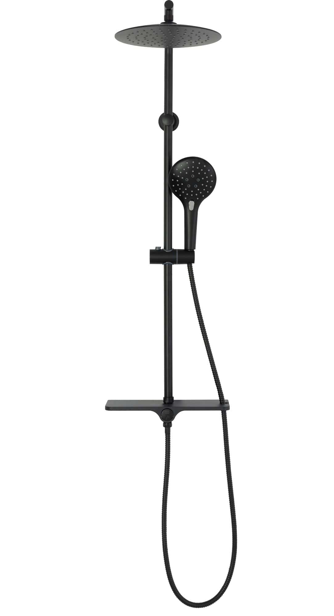 Coloana de dus cu termostat Rea Mike, negru mat