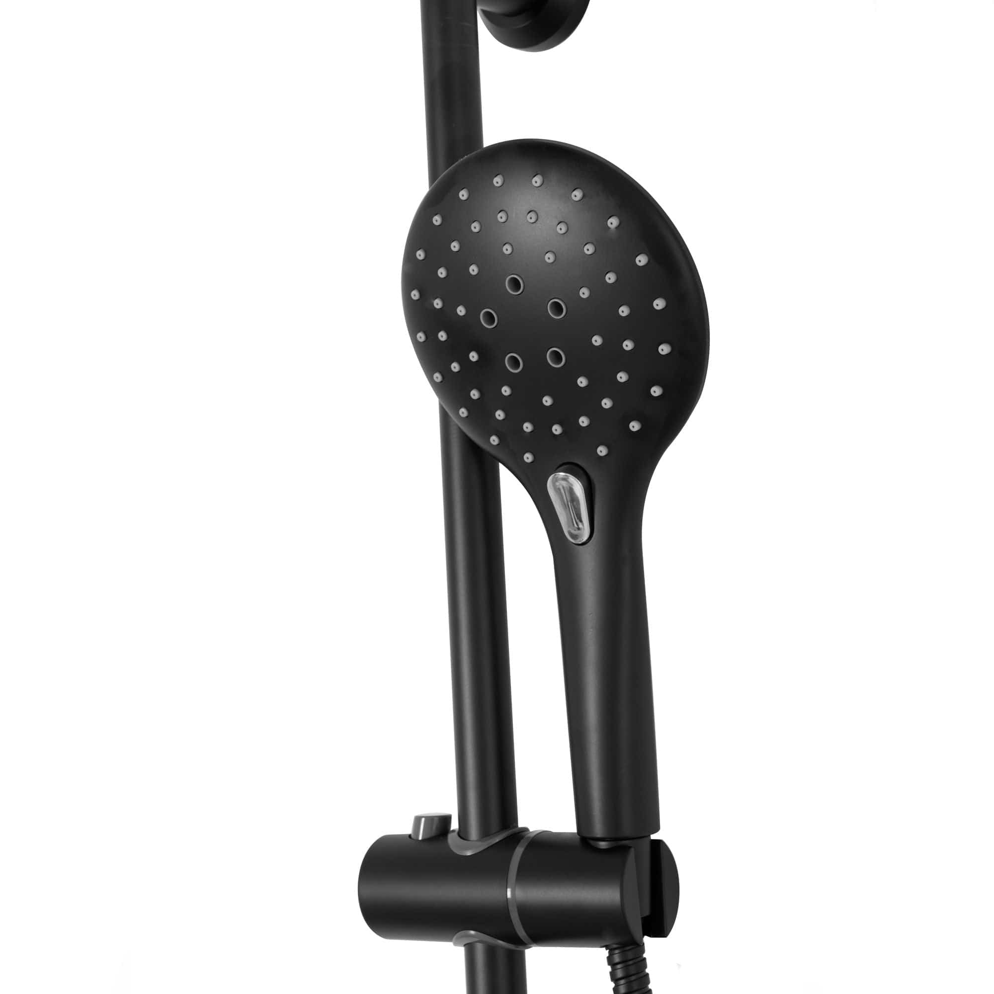 Coloana de dus cu termostat Rea Mike, negru mat