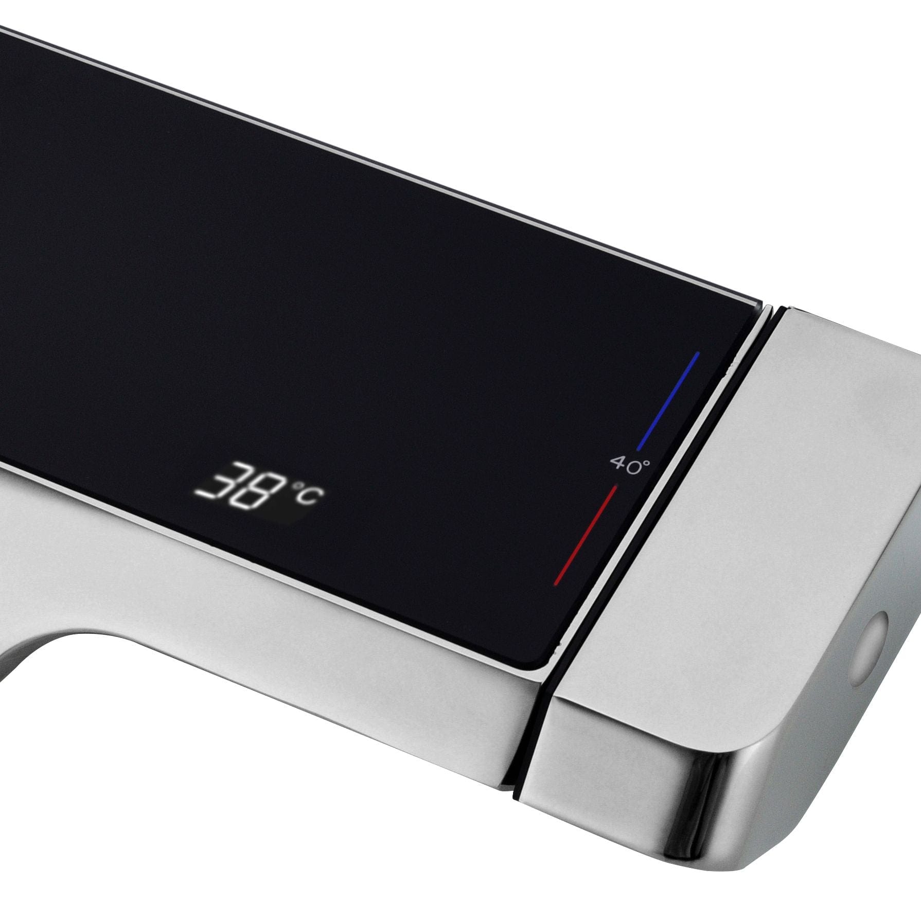 Coloana de dus cu termostat Rea Rob crom/negru