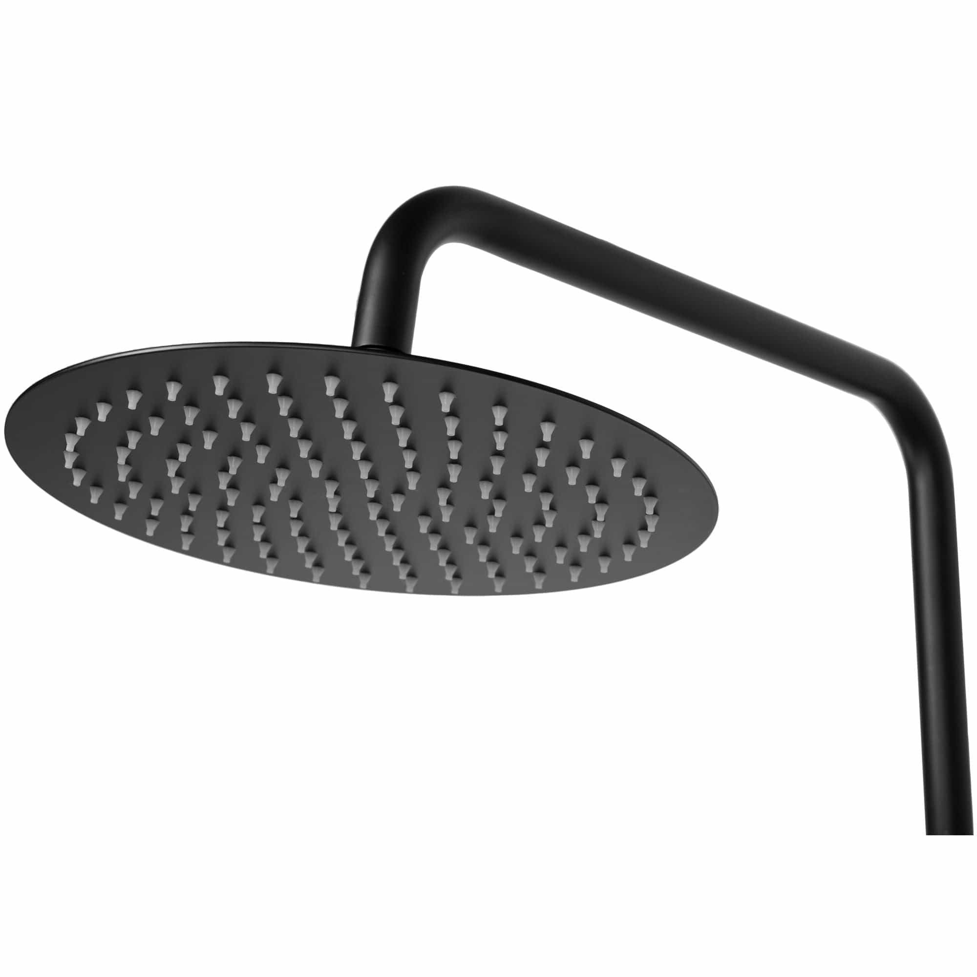 Coloana de dus cu termostat Rea Vincent, negru mat