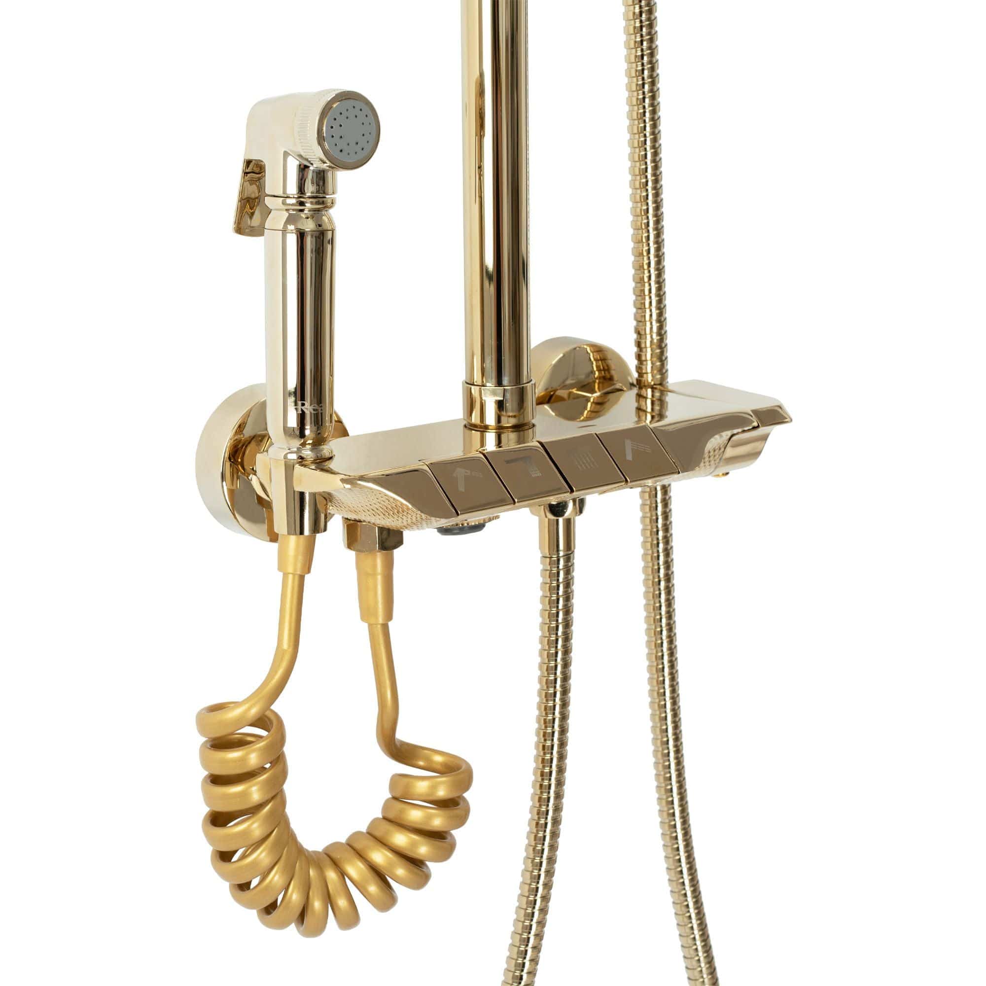 Coloana de dus Rea Max auriu lucios