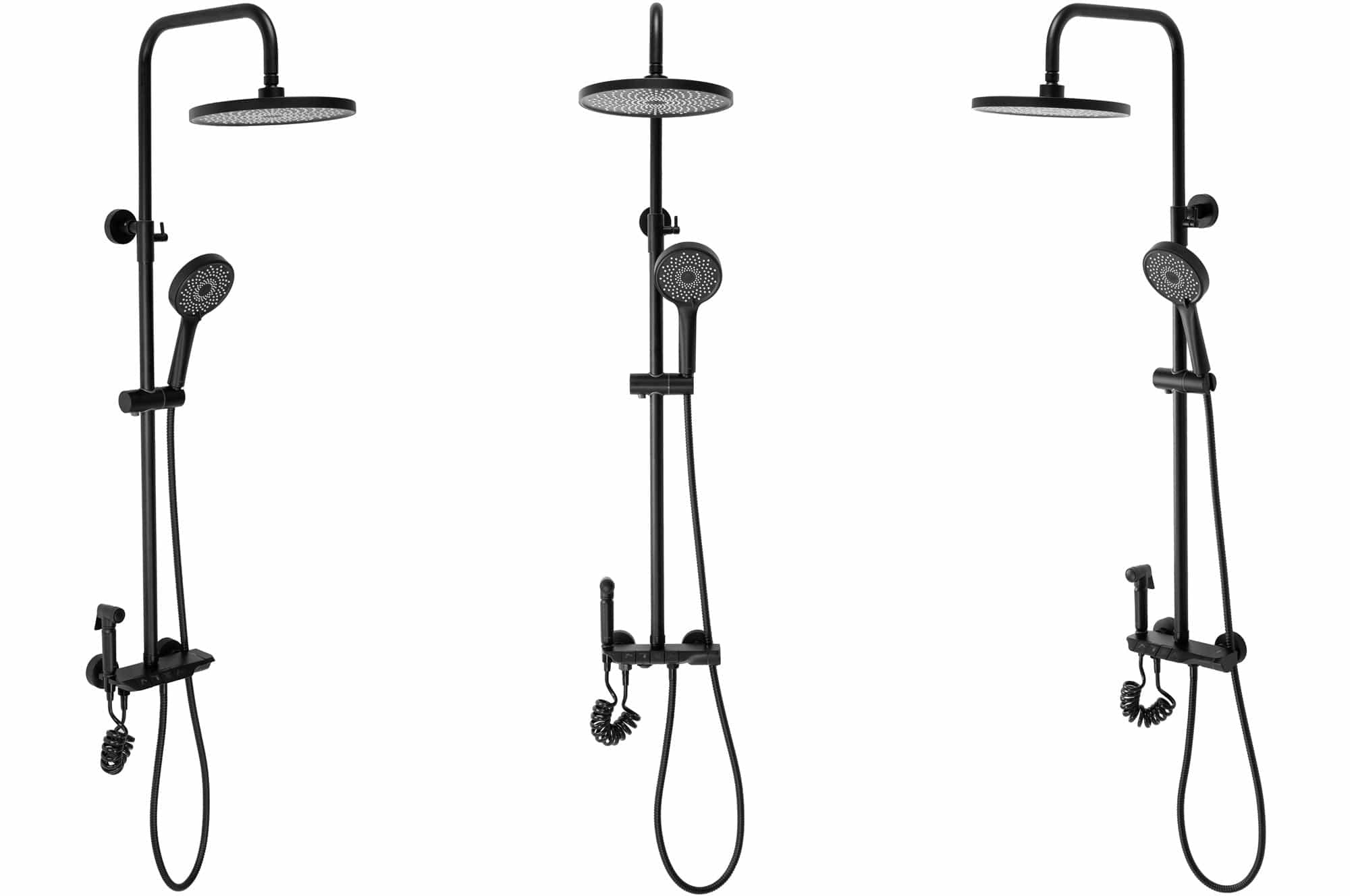Coloana de dus Rea Max negru mat