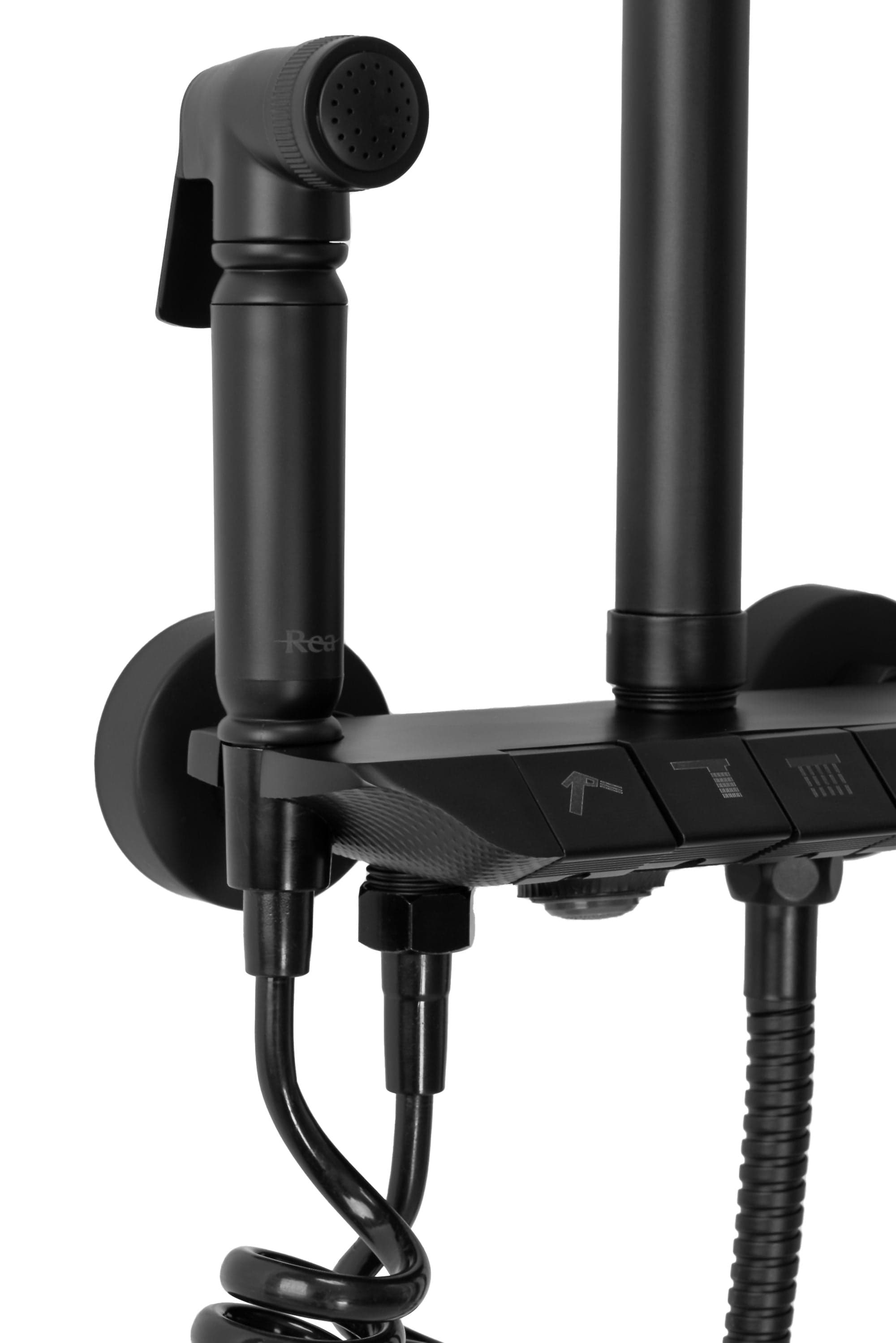 Coloana de dus Rea Max negru mat