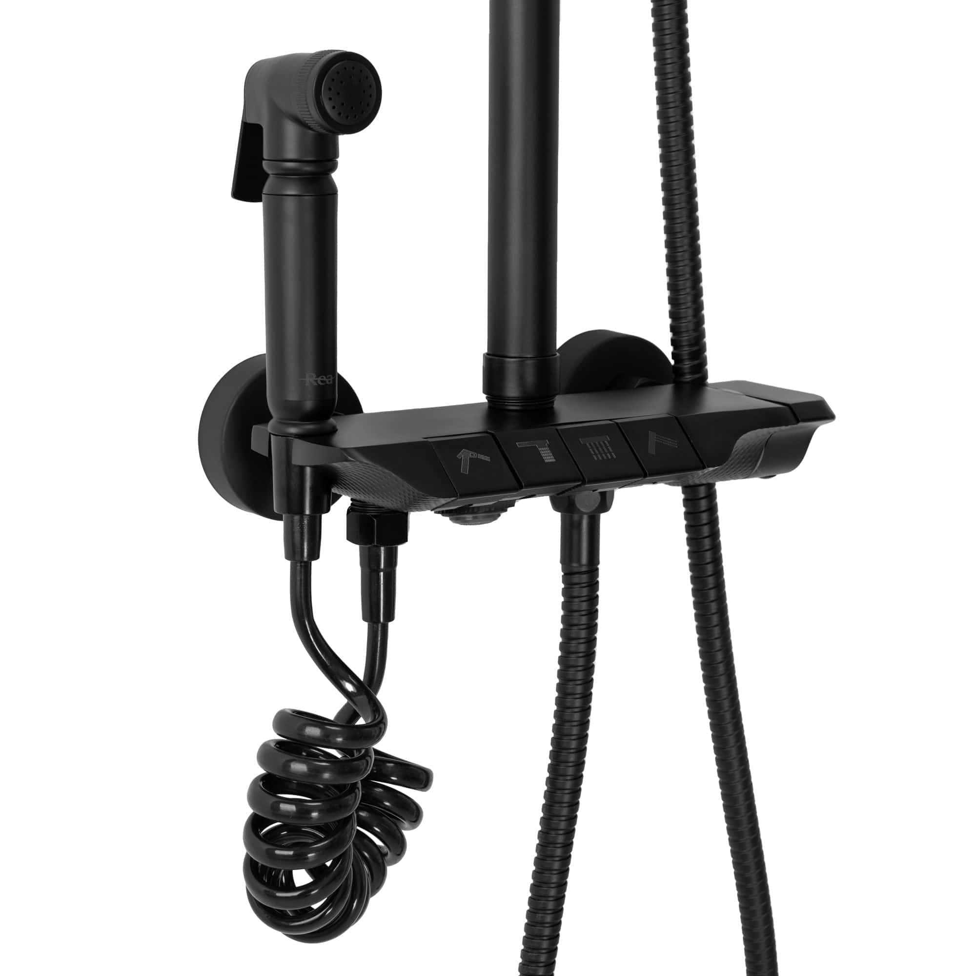 Coloana de dus Rea Max negru mat