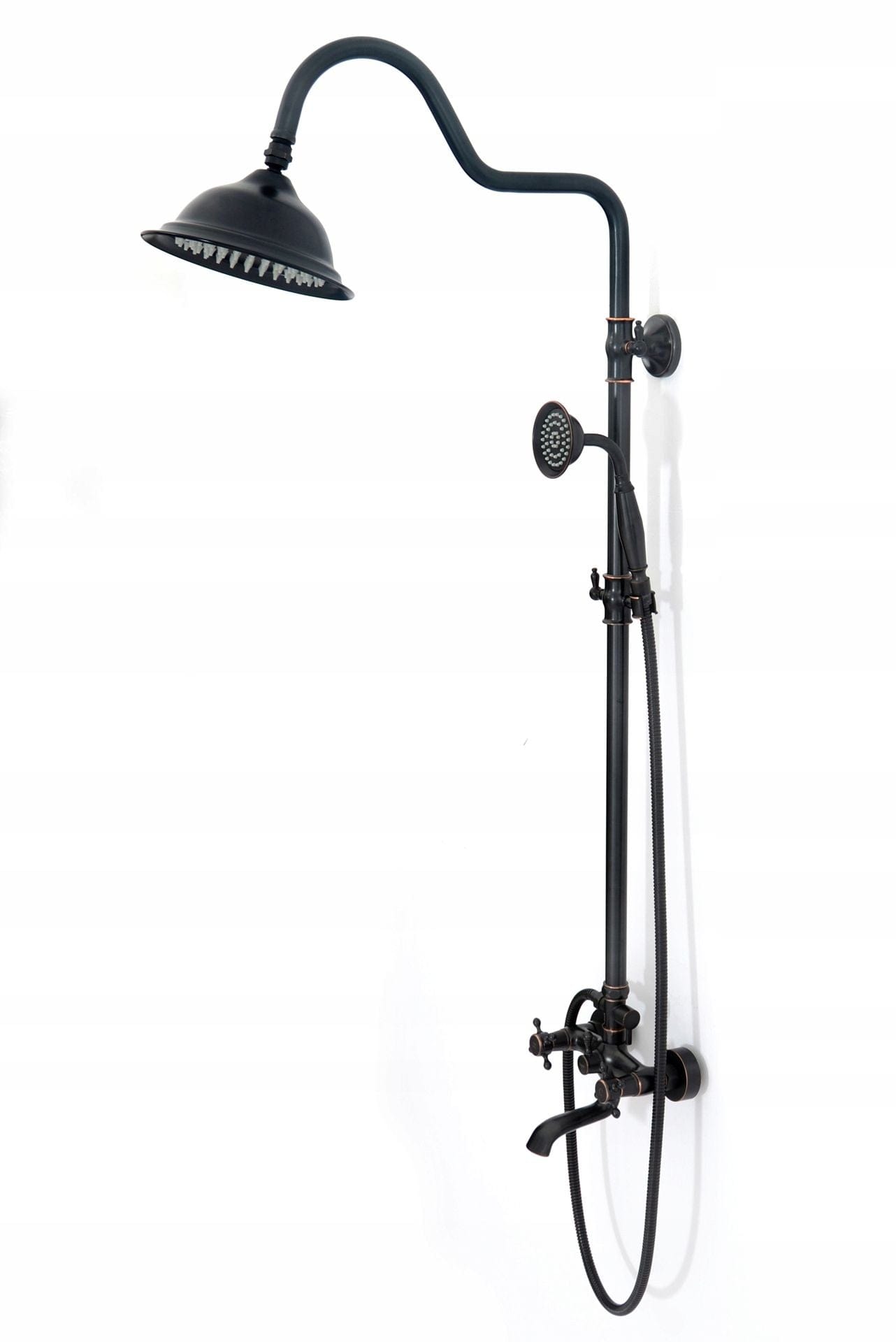 Coloana de dus Rea Retro Old, negru mat