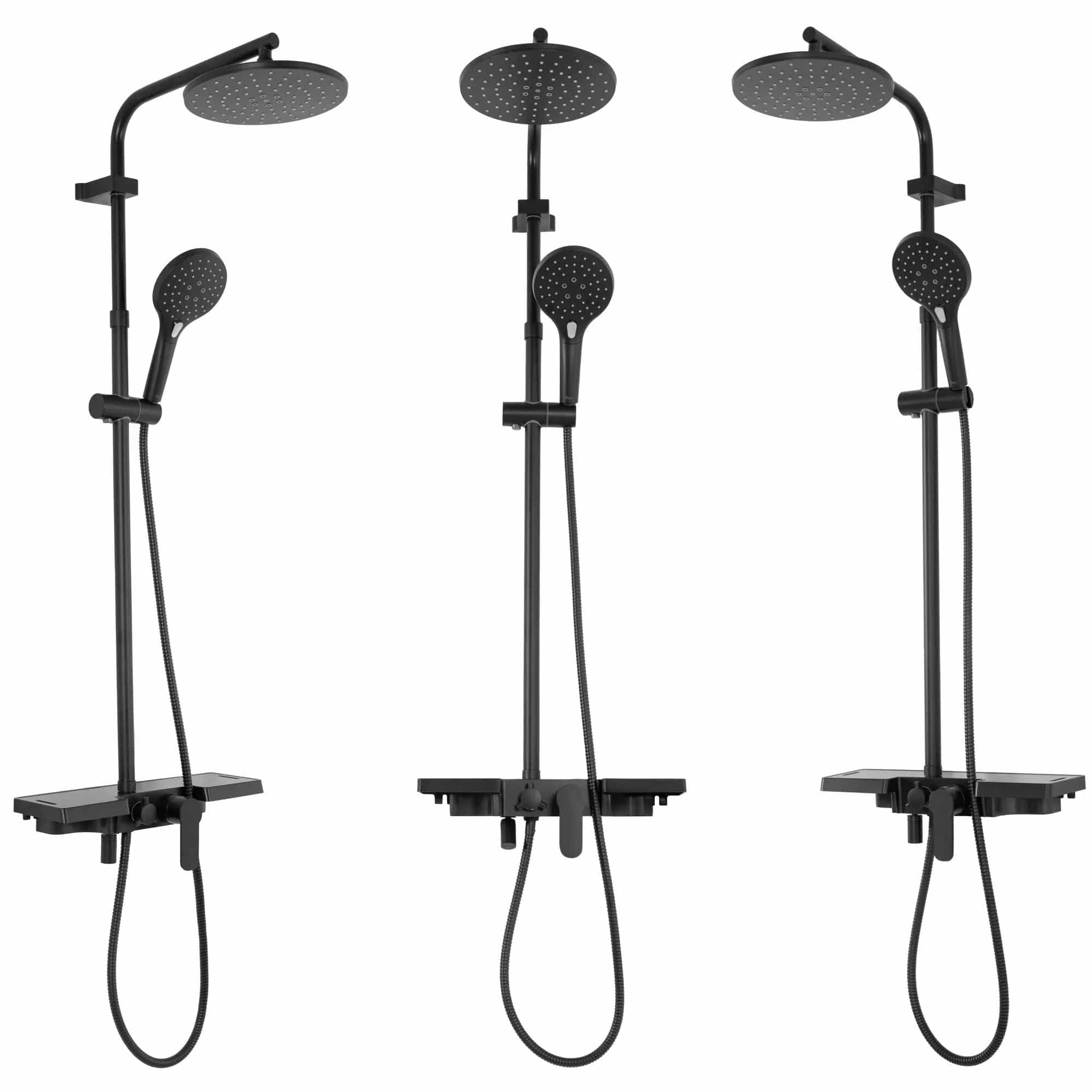 Coloana de dus Rea Santos negru mat