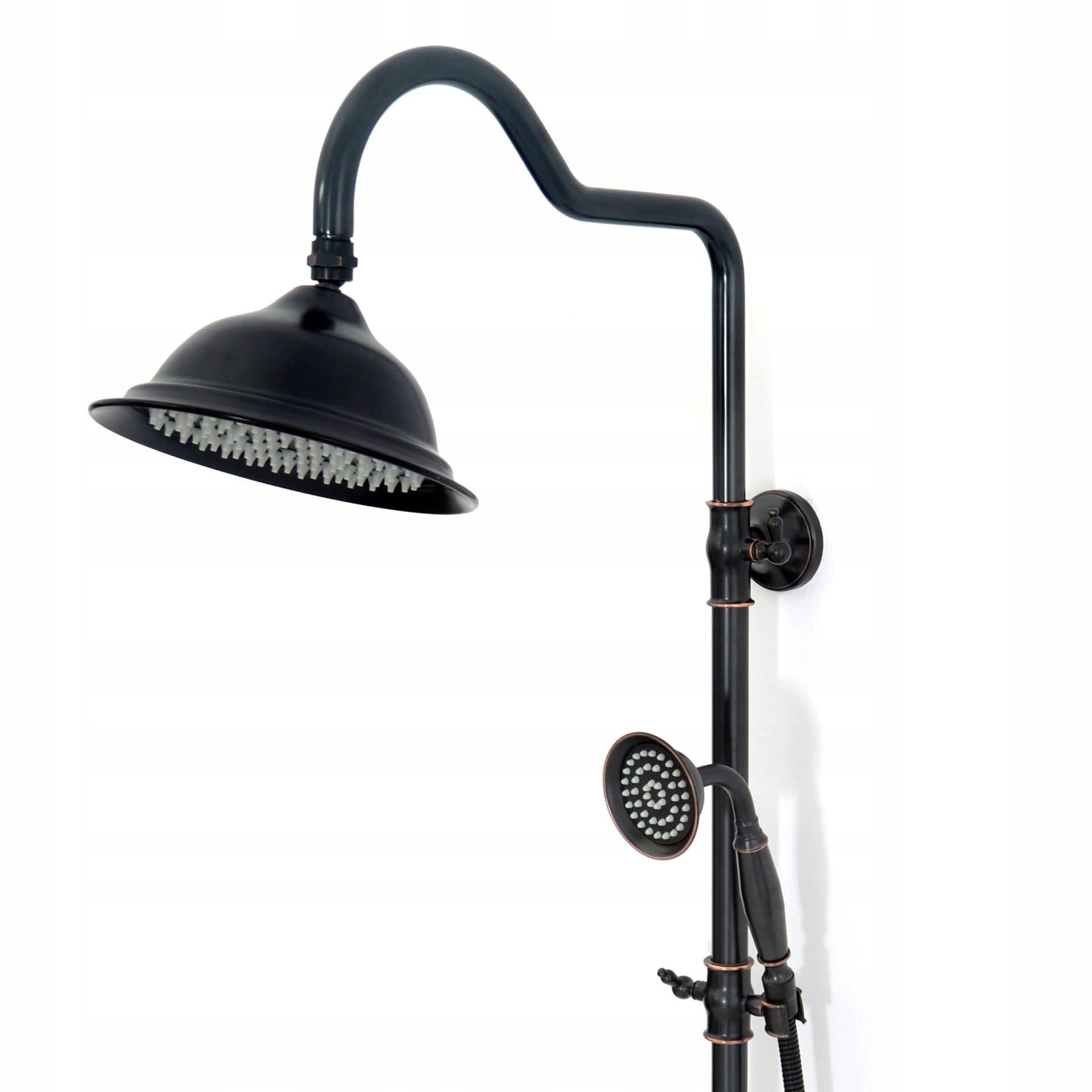 Coloana de dus Rea Vintage, negru mat