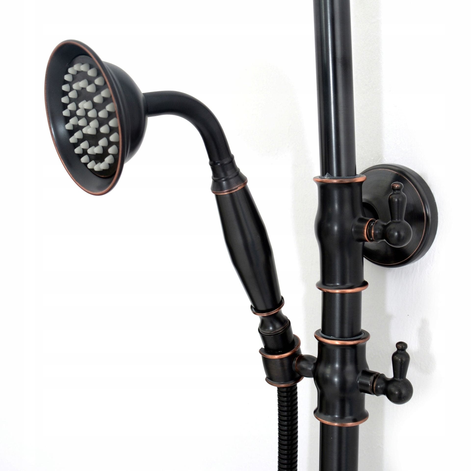 Coloana de dus Rea Vintage, negru mat