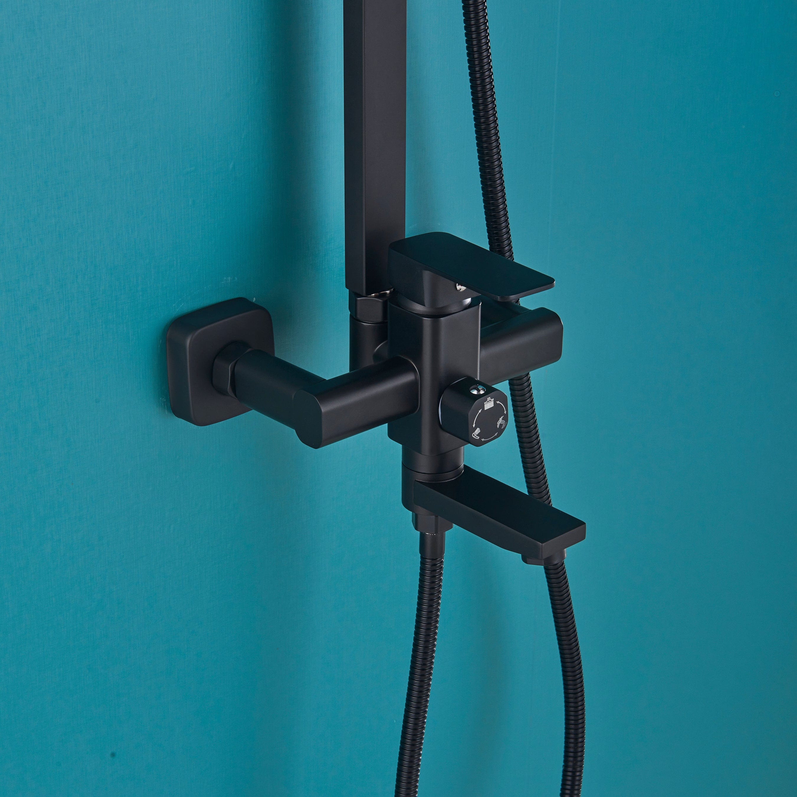 Coloana Dus, cu efect de ploaie, 3 functii de curgere, + SIFON, cod 1236