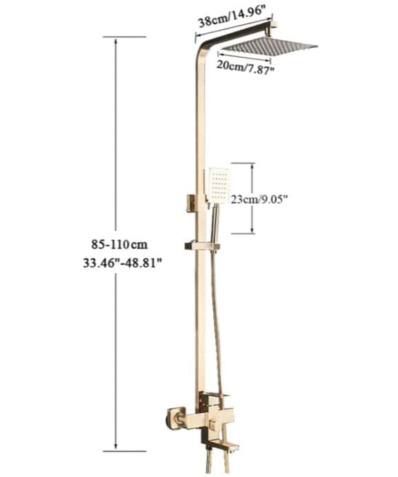 Coloana Dus, cu efect de ploaie, 3 functii de curgere, + SIFON, cod 1236