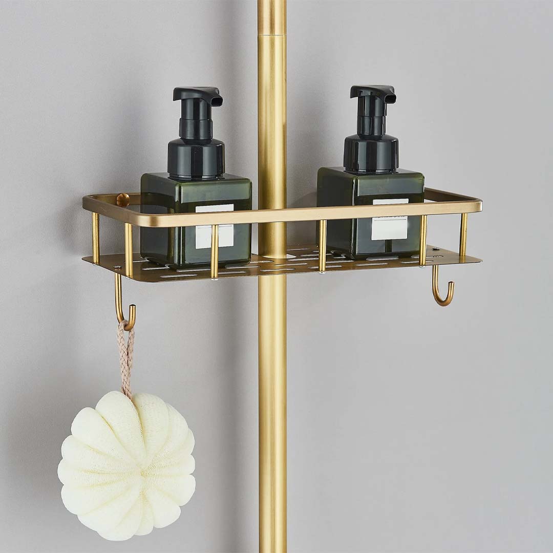 Coloana Dus, cu para rotunda si efect de ploaie, auriu, cod 1625