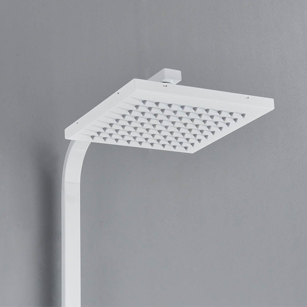 Coloana Dus cu termostat si afisaj de temperatura, alb, cu efect de ploaie, 6 functii de curgere, cod 1492