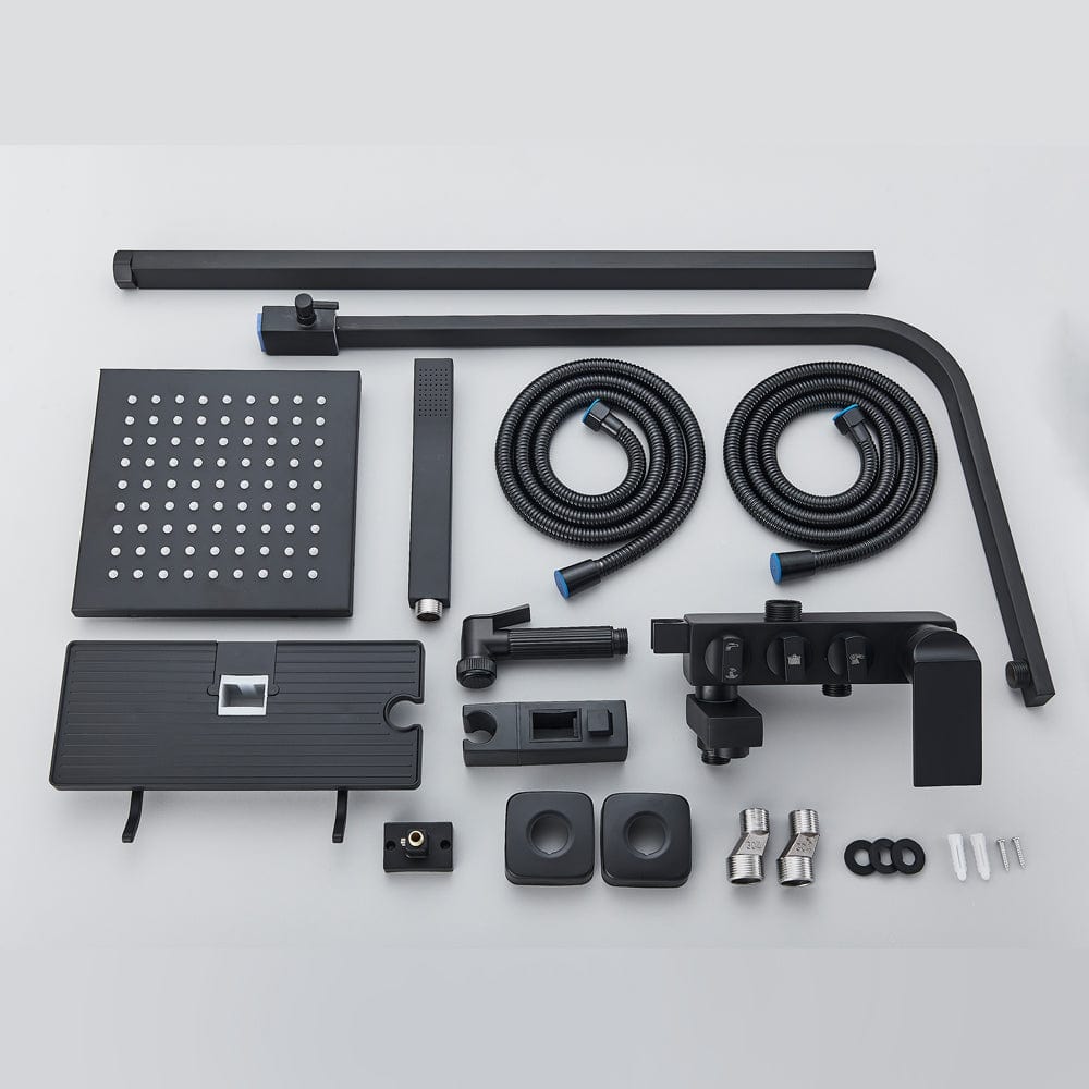 Coloana Dus Rainfall, cu efect de ploaie, para de 20 cm, 4 functii de curgere, cod 1514