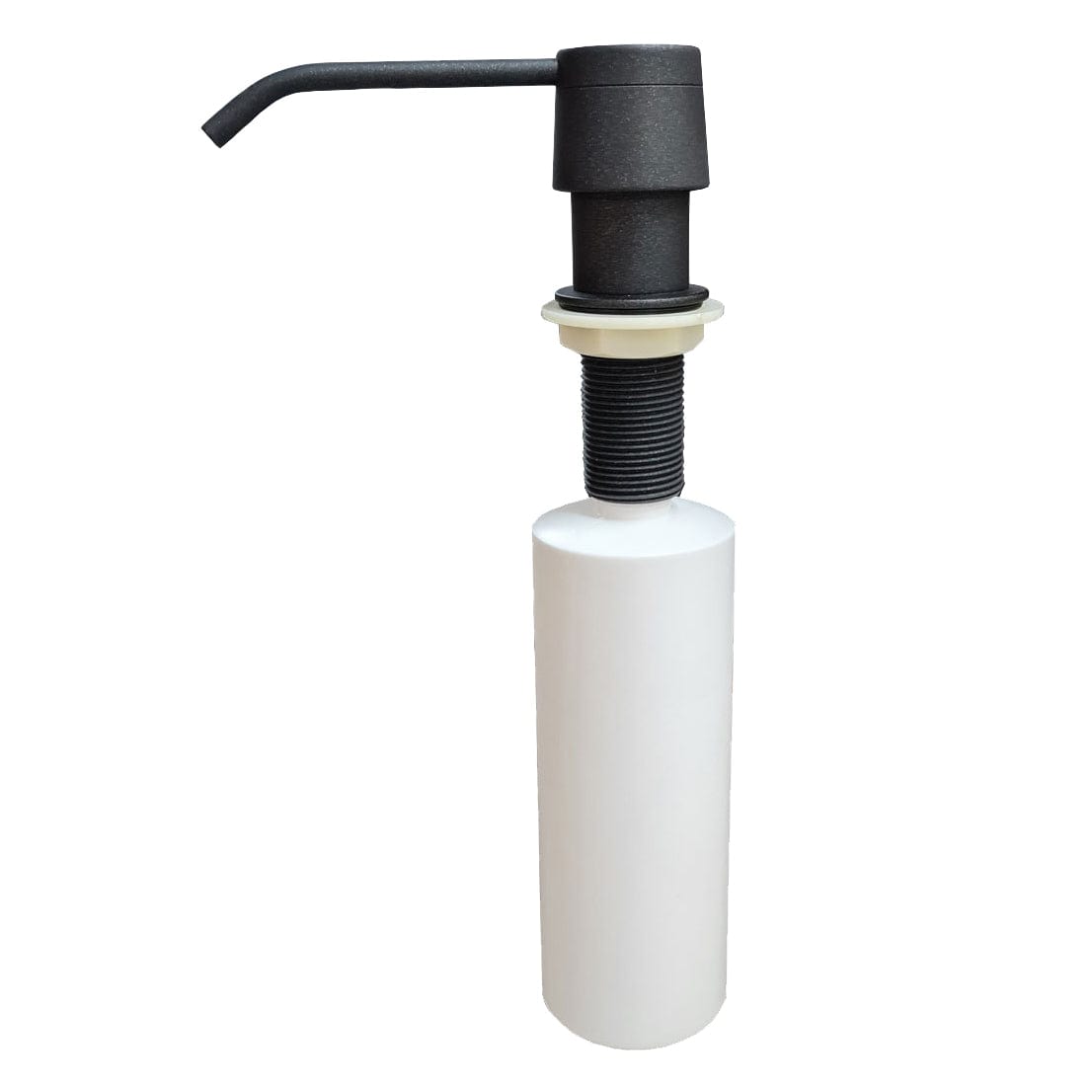 Dozator Sapun Negru Metalic Full cu particule Titanium si recipient din ABS, cod:6020