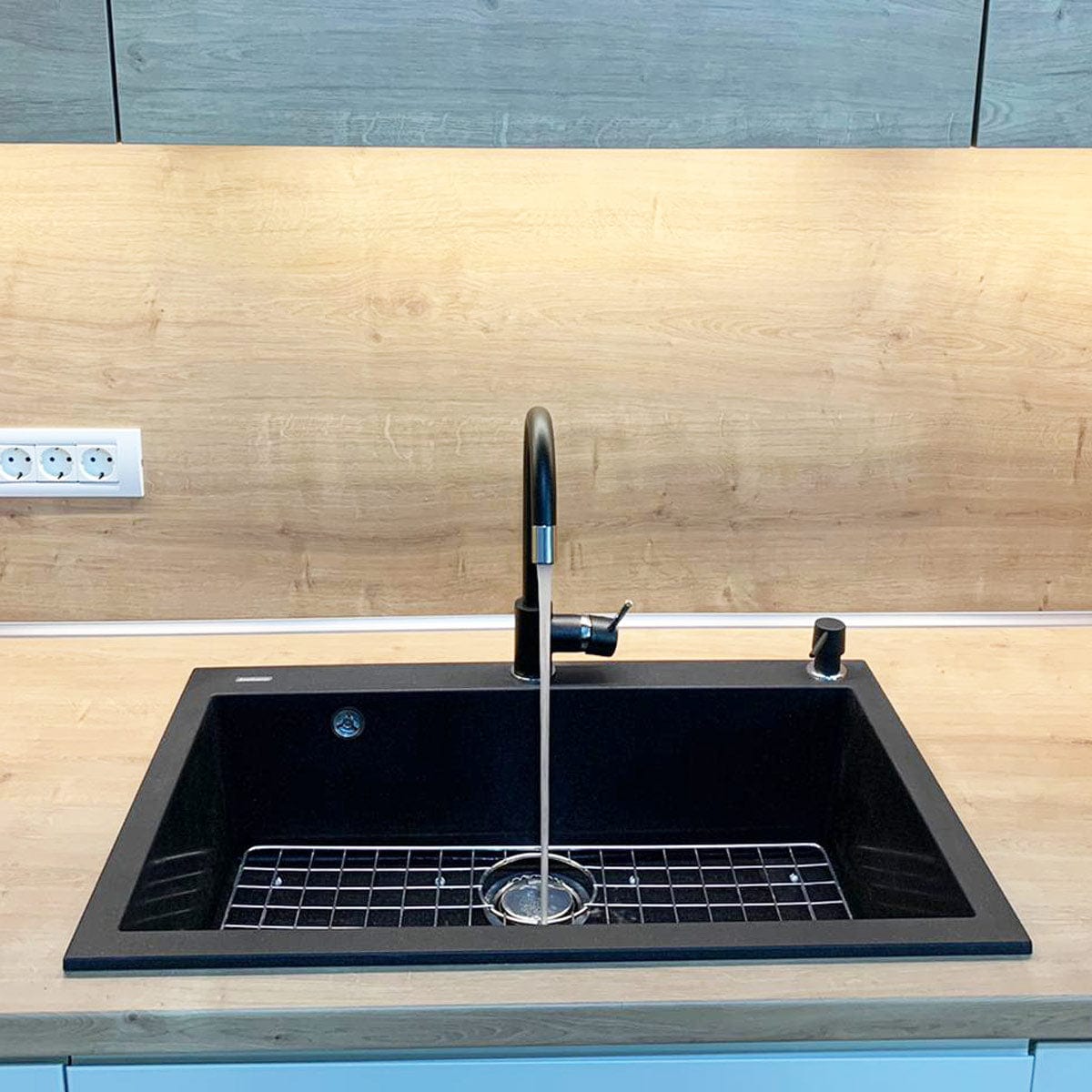 GRATAR PROTECTIE Fund Chiuveta granit / compozit / inox compatibil cu modelul Cube ON7610 si alte chiuvete, cod:6027