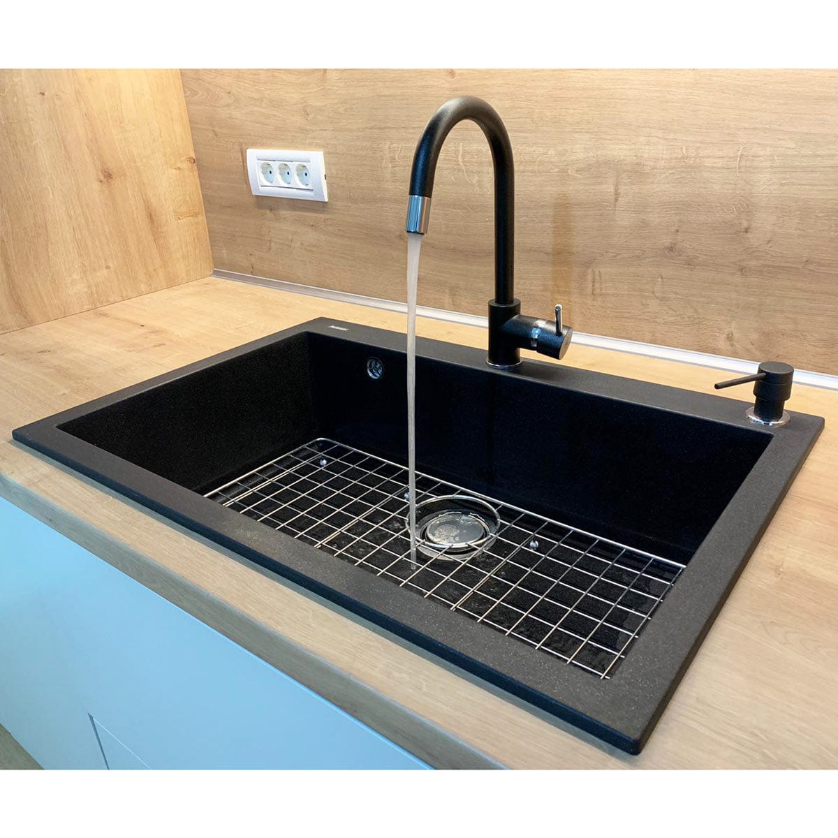 GRATAR PROTECTIE Fund Chiuveta granit / compozit / inox compatibil cu modelul Cube ON7610 si alte chiuvete, cod:6027