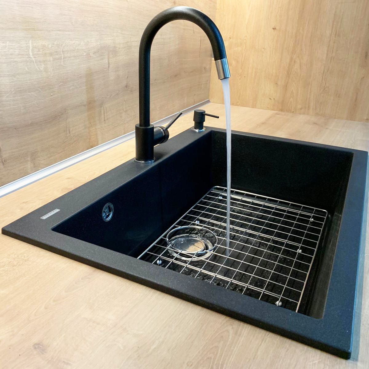 GRATAR PROTECTIE Fund Chiuveta granit / compozit / inox compatibil cu modelul Cube ON7610 si alte chiuvete, cod:6027
