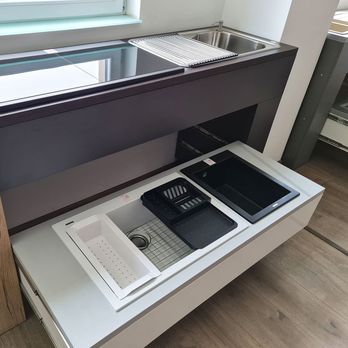 GRATAR PROTECTIE Fund Chiuveta granit / compozit / inox compatibil cu modelul Cube ON7610 si alte chiuvete, cod:6027