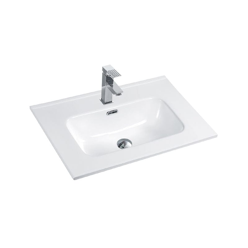 Lavoar incastrat Fluminia, Siena-60, dreptunghiular, 61x46.5 cm, alb