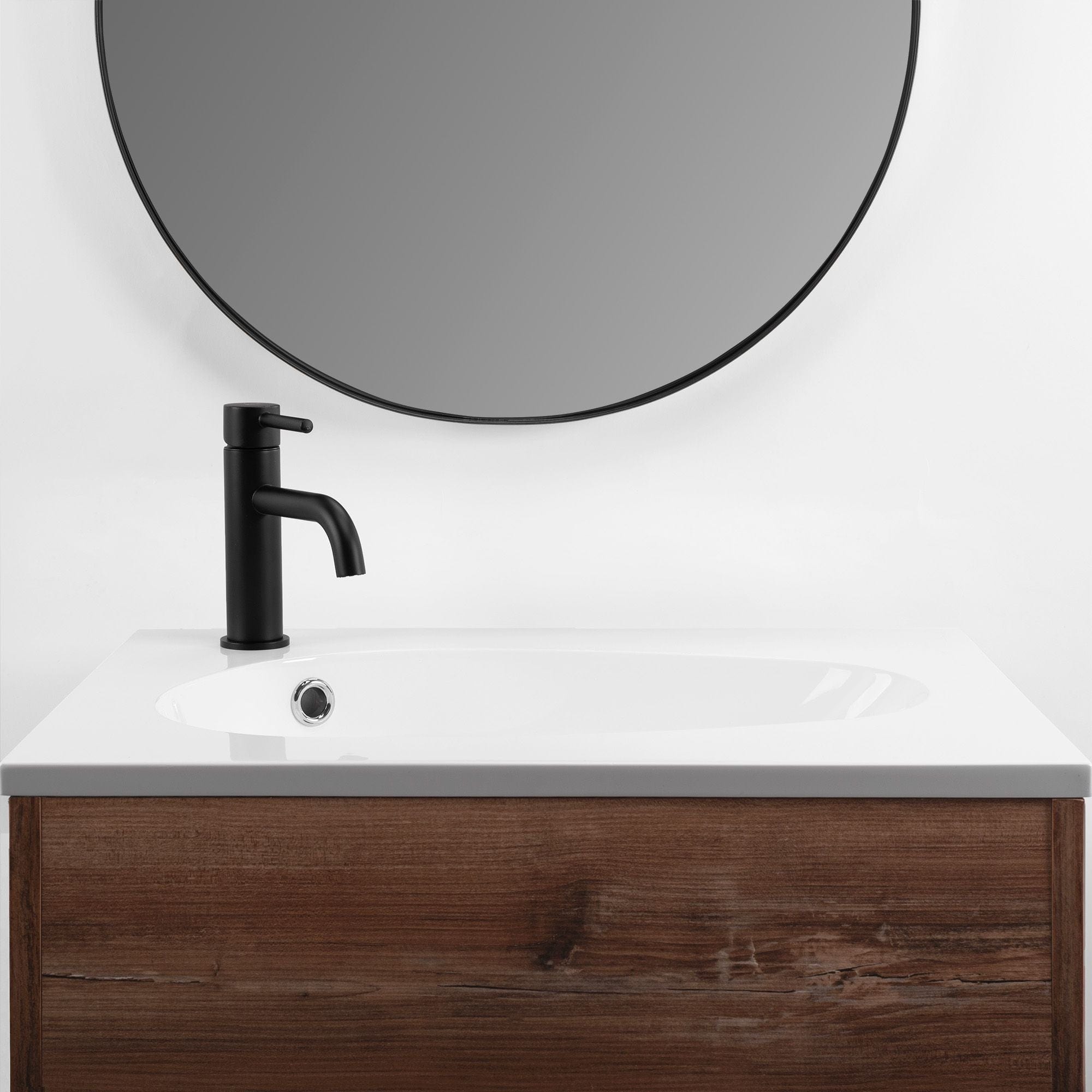 Lavoar incastrat Rea Selena, 61 cm, alb