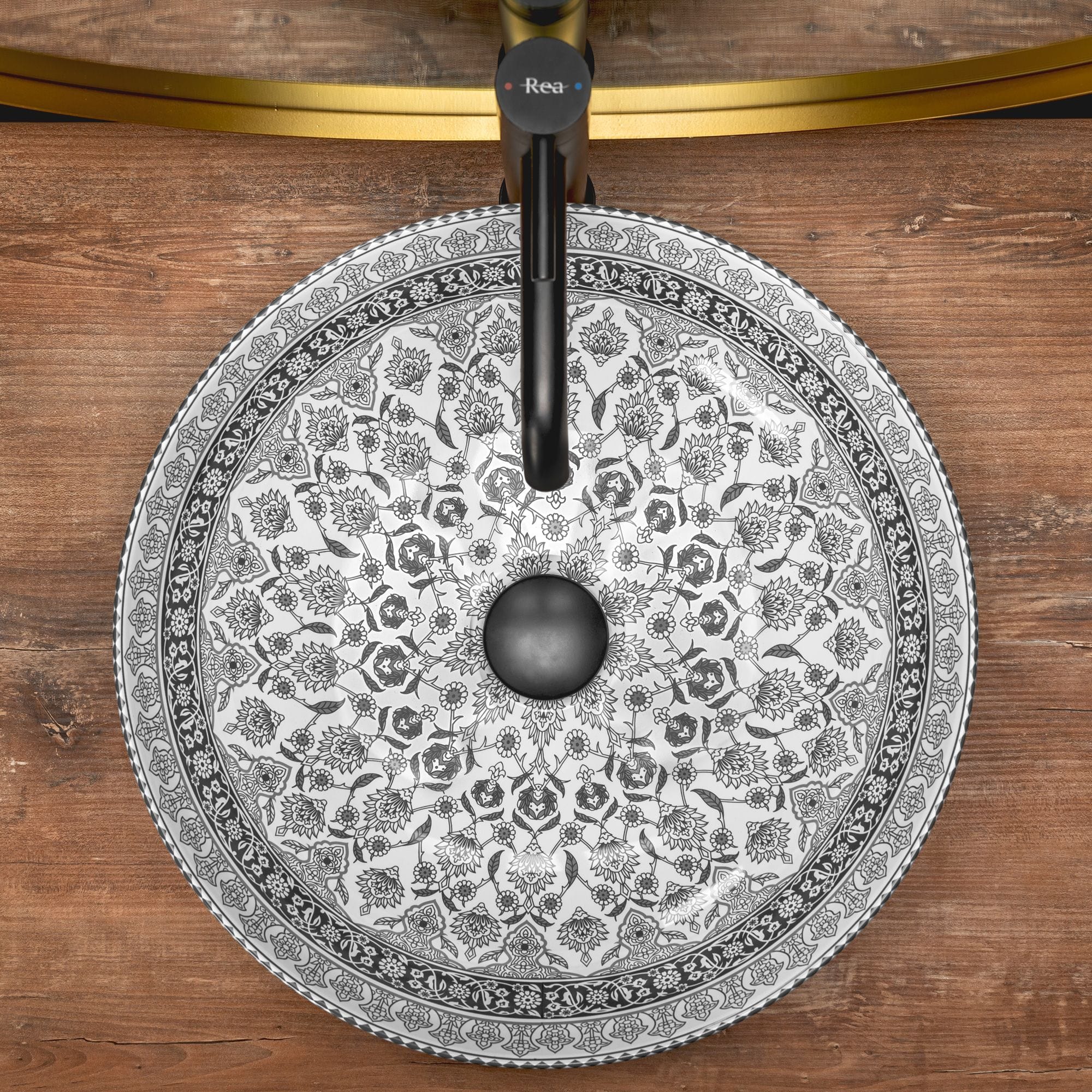 Lavoar pe blat Rea Arte design gri