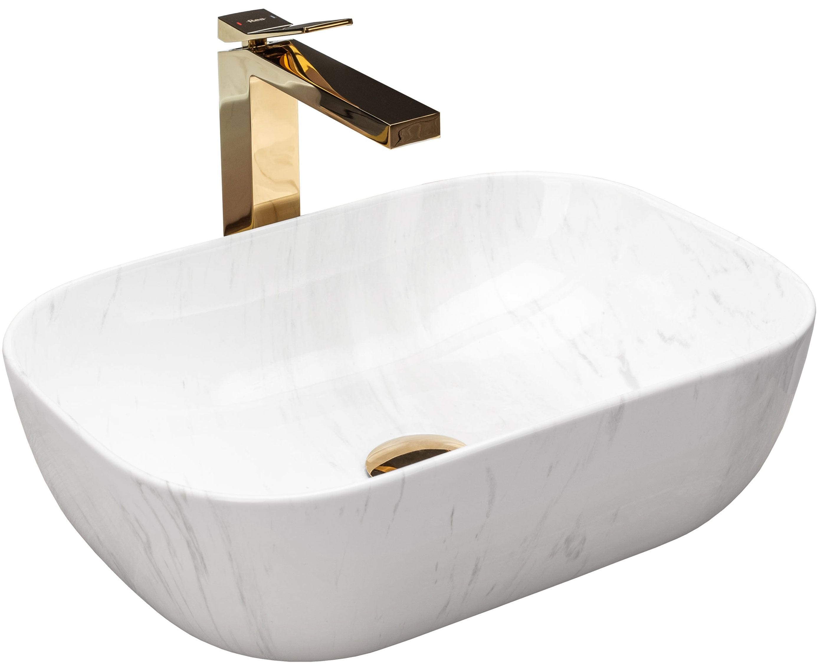 Lavoar pe blat Rea Belinda Calala imitație marmură