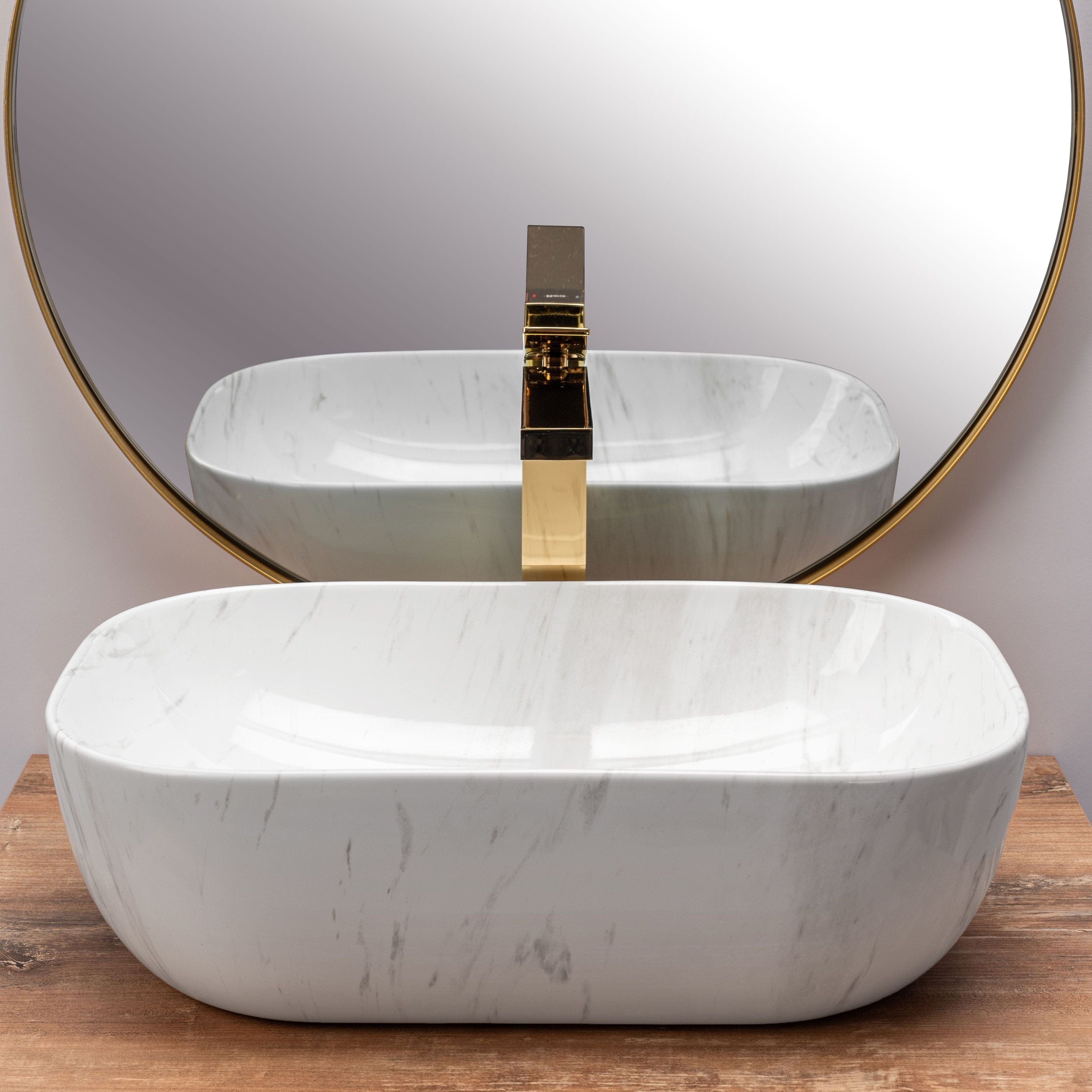 Lavoar pe blat Rea Belinda Calala imitație marmură