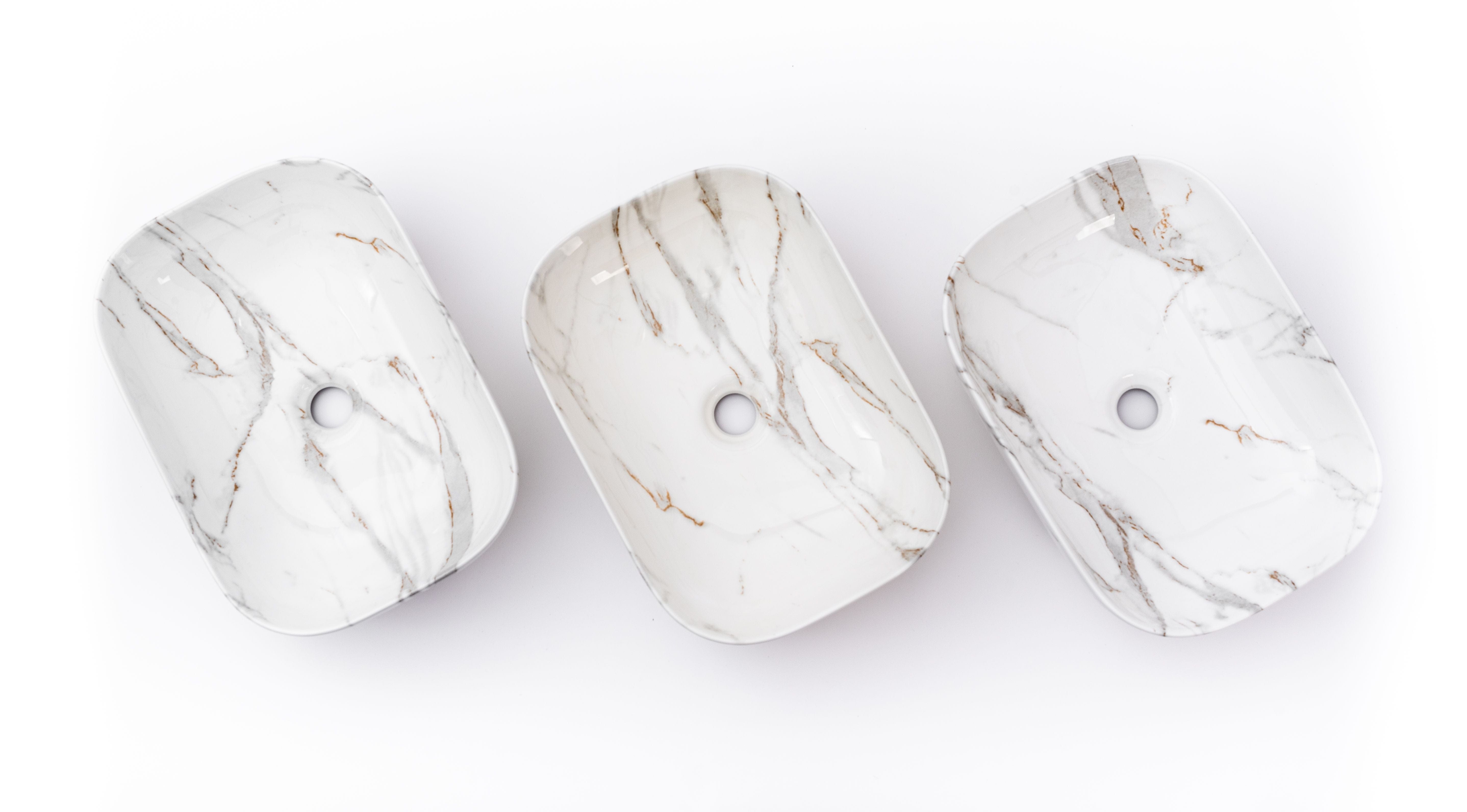 Lavoar pe blat Rea Belinda Calala imitație marmură